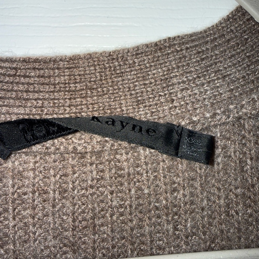Jenni Kayne Cashmere Cocoon Cardigan xxs russet - Picture 3 of 5